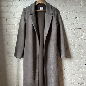 Zara Women's Elegant Gray Trench Coat